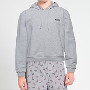 Moschino logo hoodie